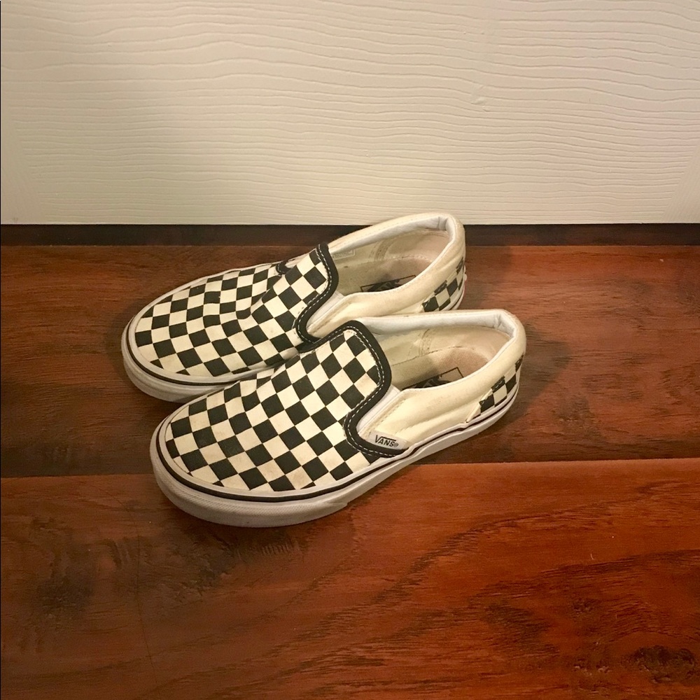Kids checkered vans
